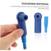 Holibanna 5pcs Brake Fluid Connector Kit for Car Brake Oil Change Bleeder Adapters Compatible Most Vehicles Essential Car Maintenance Tool view 3