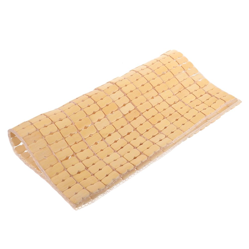 Bamboo Seat Cushion, Khaki Summer Chair Pad with Ergonomic Comfort