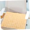 Bamboo Seat Cushion, Khaki Summer Chair Pad with Ergonomic Comfort view 4