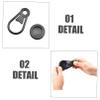 TOGEVAL 8pcs Tent Clips for Camping Movable Tarp Grabbers Sturdy Plastic Design for Securing Tarps and Awnings Outdoors view 3