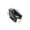 Cabilock Motorcycle Disc Brake Lock with Alarm Heavy Duty Anti-Theft Padlock for Bikes Electric Scooters Mountain Bicycles Secure Wheel Lock with Keys view 2