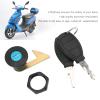 CHICIRIS Motorcycle Scooter Aluminum Trunk Lock Tail Box Lock, Scooter Fitting Tail Lock, Plastic Universal Electric Motorcycles Storage Trunk (A Long Hook) view 3
