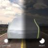 Car Cover Compatible with Seat Ateca Waterproof Car Cover All Weather Full car Cover Use Indoors and Outdoors Windproof Dustproof Scratch-Proof Customizable, with Side Door Zipper view 3
