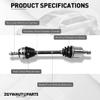 Front Right CV Joint Axle Assembly for BMW 528i xDrive 2.0L 2012-2016 view 3