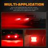 LUYED 1156 1141 LED Bulb 3400 Lumens Extremely Bright 1003 7506 BA15S P21W LED Light Bulbs for Backup Reverse Tail Turn Signal Lights,Brilliant Red,Pack of 2 view 2
