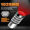 LUYED 1156 1141 LED Bulb 3400 Lumens Extremely Bright 1003 7506 BA15S P21W LED Light Bulbs for Backup Reverse Tail Turn Signal Lights,Brilliant Red,Pack of 2 view 3