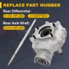 RALBDX Rear Final Gear Differential with Rear Axle Shaft Compatible with Honda Rancher 2007-2013 TRX420 TRX420FM TRX420FPE TRX420FPM TRX420TE TRX420TM # 41300HP5600 41300-HP5-600 view 2