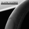 Aooble Sports Leather Steering Wheel Cover Car Accessories, Universal Size fit 14-15 Inch All Vehicle Steering Wheel Cover view 3
