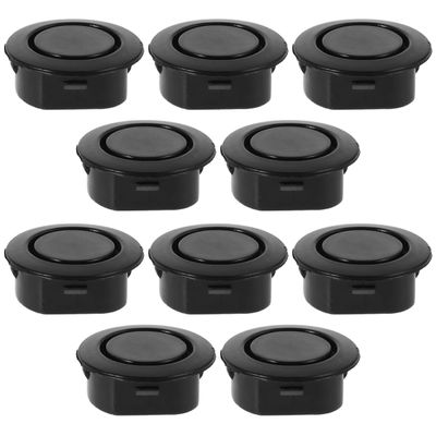 DOITOOL Universal Bumper Body Hole Cover Waterproof Parking Hole Caps for Front and Rear Bumpers Auto Truck Exterior Replacement Parts Easy Installation 1.18X1.18X0.39In