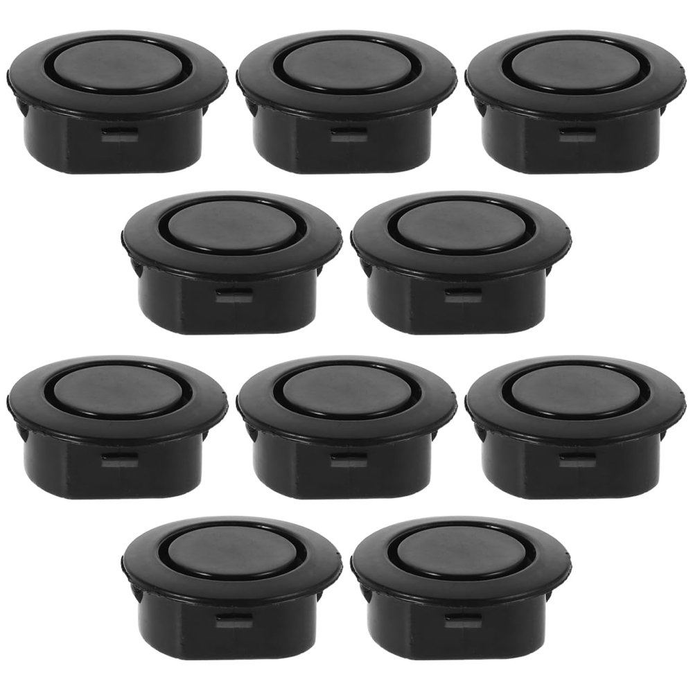 DOITOOL Universal Bumper Body Hole Cover Waterproof Parking Hole Caps for Front and Rear Bumpers Auto Truck Exterior Replacement Parts Easy Installation 1.18X1.18X0.39In
