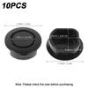 DOITOOL Universal Bumper Body Hole Cover Waterproof Parking Hole Caps for Front and Rear Bumpers Auto Truck Exterior Replacement Parts Easy Installation 1.18X1.18X0.39In view 3