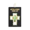 DEMDACO Decorative Automotive Car Visor Clip Accessory from Artful Crosses Fashion Collection 1.5 x 2 Inches Metal Faith Forest Cross view 4