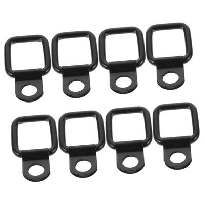 FUNOMOCYA 8pcs Heavy Duty D Rings for Car Tie Down Anchors Durable Metal Trailer Hooks for Secure Cargo Replacement Compatible with Jeep and Other Vehicles