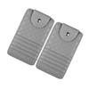 Luxshiny 2Pcs Visor Organizer Clip Multifunctional Eyeglass Holder for Sunglasses Cards and Tickets Easy Access PU Storage for Auto Interior Accessories Grey view 1