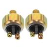 STOBAZA 2pcs Hydraulic Brake Light Switch for Trucks Forklifts Loader Oil Brake Light Switch Auto Parts Replacement for Pressure Rear view 1
