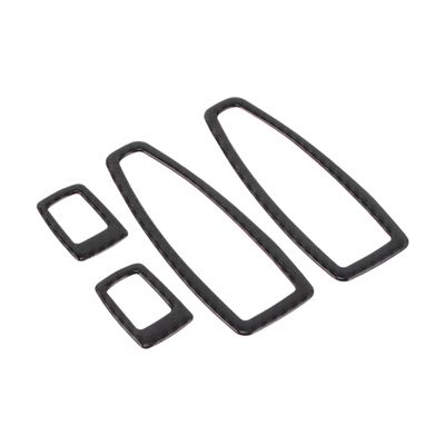 TUCKBOLD Door Window Lift Switch Button Panel Cover for BMW 3 Series F30 F31 2011-2018 Front Rear Left Right Glue Carbon Fiber Pattern Black 1 Set