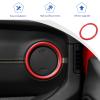 Edinstry Dash Air Vent Outlet Trim Cover Compatible with Jeep Wrangler JL JLU & Gladiator JT 4xe 2024-2025, Red Alloy Air Conditioning Vent Frame Interior Accessories, 2PCS view 2