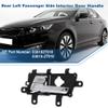 Motoforti Rear Left Passenger Side Interior Door Handle for Kia Optima 2011-2013 Inside Door Handle No.836102T010/83610-2T010 Black Silver Tone 1 Pc view 2