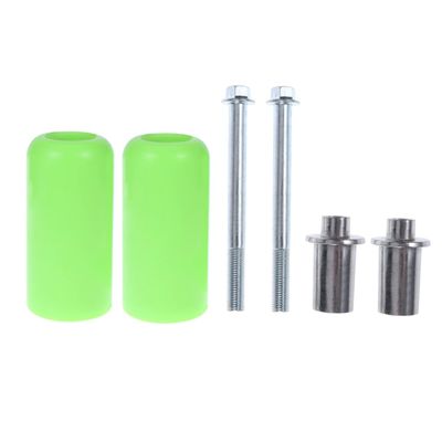 MAGICLULU 2Pcs Motorcycle Body Frame Sliders Crash Stick Kit for Motorbike Protection Green Durable Falling Protector Easy Installation Fit for Left and Right Sides