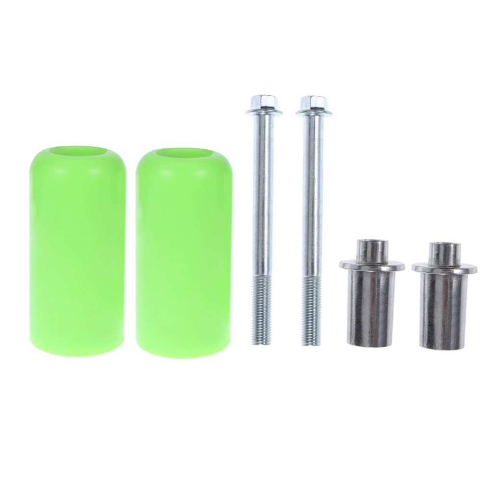 MAGICLULU 2Pcs Motorcycle Body Frame Sliders Crash Stick Kit for Motorbike Protection Green Durable Falling Protector Easy Installation Fit for Left and Right Sides