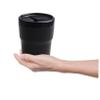 PRETYZOOM Car Cup Holder Slot Organizer 2-in-1 Storage for Coins and Drinks Compatible Most Vehicles for Road Trips and Daily Commutes Sturdy Black Design view 1