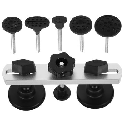 PRETYZOOM Silver Bridge Dent Puller Kit Paintless Tool for Auto Body Damage Door Dings Remover Easy to Use Suitable for Vehicles
