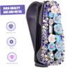 Alipis 1Pc Rhinestone Sunglasses Clip for Visor Stylish Holder Accessory with Card Clip for Tickets Rewards Fits All Vehicles Enhances Car Interior Decor view 2