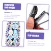 Alipis 1Pc Rhinestone Sunglasses Clip for Visor Stylish Holder Accessory with Card Clip for Tickets Rewards Fits All Vehicles Enhances Car Interior Decor view 4