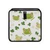 Tatenale Green Clover Frog Car Trash Can Foldable Hanging Waterproof Medium Automotive Garbage Cans Trash Bin Storage Bag Car Dustbin Organizer Accessories Large 11x11x5.9 view 2