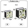 Tatenale Green Clover Frog Car Trash Can Foldable Hanging Waterproof Medium Automotive Garbage Cans Trash Bin Storage Bag Car Dustbin Organizer Accessories Large 11x11x5.9 view 3