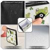Tatenale Green Clover Frog Car Trash Can Foldable Hanging Waterproof Medium Automotive Garbage Cans Trash Bin Storage Bag Car Dustbin Organizer Accessories Large 11x11x5.9 view 4