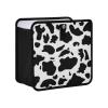 Tatenale Cow Print Car Trash Can Foldable Hanging Waterproof Small Automotive Garbage Cans Trash Bin Storage Bag Car Dustbin Organizer Accessories Small 8.66x8.66x5.9 view 2