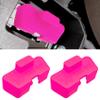 HQRNYP 2PCS Car OBD2 Diagnostic Connector Cap, OBD Port Lock, Silicone Protective Sleeve Car Security Device, Waterproof Interface Protective Cover Car Accessories for Most Vehicles (Purple) view 1