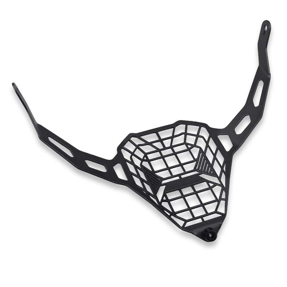 BYEMTTY Motorcycle Headlight Guard Shield, Black Metal Grid Protection Cover for Suzuki V-Strom 800/DE 2023+