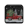 Tatenale Christmas Truck Tree Car Trash Can Foldable Hanging Waterproof Medium Automotive Garbage Cans Trash Bin Storage Bag Car Dustbin Organizer Accessories Large 11x11x5.9 view 2