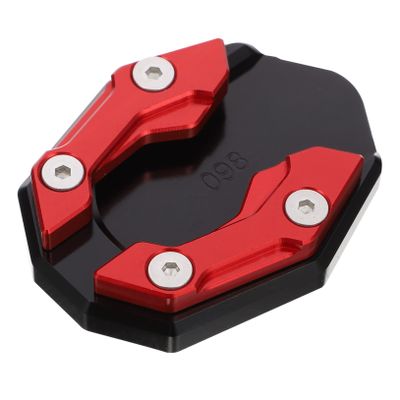 FOYTOKI Motorcycle Kickstand Extension Pad Compatible 155 XMAX 300 Foot Side Stand Enlarger Support Plate Sturdy and Stable Design