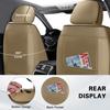 JXTH Fit for Dodge Avenger Seat Covers 2008-2014, Nappa Leather, 360 Full Protection, Thick Padding & Memory Foam, Waterproof & Stain-Resistant Car Seat Cover (Standard 5 Seats,Brown&Beige) view 3