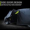 Car Cover Outdoor for Citroen Nemo(386,4x171,6x172,1cm),Dustproof, Waterproof, Rainproof, Anti-Aging, Scratch-Resistant, Four Seasons, Side Door view 2