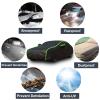 Car Cover Outdoor for Citroen Nemo(386,4x171,6x172,1cm),Dustproof, Waterproof, Rainproof, Anti-Aging, Scratch-Resistant, Four Seasons, Side Door view 4