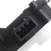 WBWBONYY 1pc HVAC Heater Auxiliary Blend Door Actuator Front Side Plastic Black with 7 Pins compatible with MDX 2007-2013 Pilot 2009-2015 Toggle-Switch Type view 2