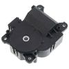 WBWBONYY 1pc HVAC Heater Auxiliary Blend Door Actuator Front Side Plastic Black with 7 Pins compatible with MDX 2007-2013 Pilot 2009-2015 Toggle-Switch Type view 3