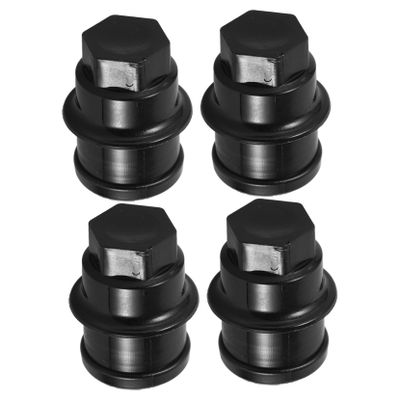 Parliky 4pcs Trailer Wheel Lug Nut Caps Fit Lug Nut Covers Easy Installation for Car Accessories