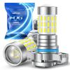 Marsauto 5202 LED Fog Light Bulbs, 10,000 lumens 6000K Cool White, 48 Chips DRL Bulb, 5202 Led Bulb 1:1 Mini Size 5202 5201 PS24W Fog Lights Led, 360 Illumination, Side Marker Lights view 1