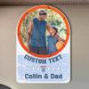 Custom Photo Car Visor Clip, Text & Names, 14 Designs, Personalized Gifts for Fathers Day, Custom Gift for Dad, Birthday Present for Dads - Best Dad Ever, Basketball Gifts for Dad D11 view 1