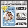 Custom Photo Car Visor Clip, Text & Names, 14 Designs, Personalized Gifts for Fathers Day, Custom Gift for Dad, Birthday Present for Dads - Best Dad Ever, Basketball Gifts for Dad D11 view 4