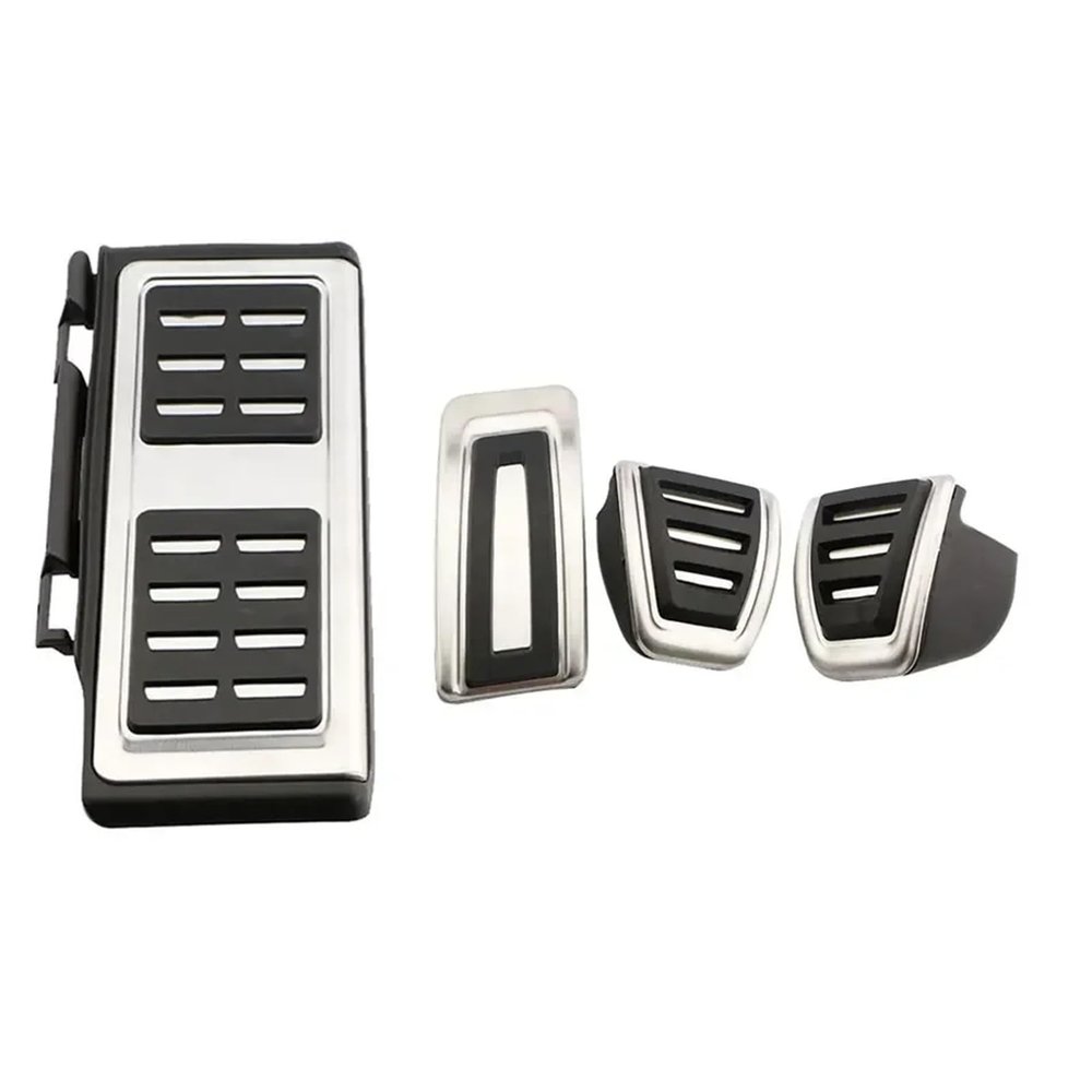 Car Pedals Compatible for Audi A3 8V Q2 Q3 SQ2 S1 S3 RS3 RS Q3 TT LHD Accelerator Gas Brake Clutch Rest Pedal Cover Kit Accessories(at)
