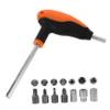 ABOOFAN Motorcycle T-Handle Wrench Set Long Arm Spanner Key Tool for Mechanical Maintenance Versatile Repair Kit for Motorcycles and Cars view 1