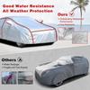 Waterproof Car Cover for Toyota Paseo Coupe 1991-2000 Scratch Frost Resistant Rainproof Sun Protective Dustproof Shield view 2