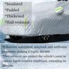 Full Car Cover Compatible with Hyundai Ioniq 5 Pure 2021-2025,Outdoor Hail Protection Car Cover,Thicken Hail Cover for Sedans,SUVs,Trucks,and Minivans All-Weather Protection nj181my view 4