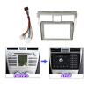 KITQLPG Android Radio Car DVD Player Car Frame Fascia Compatible with Vios 2007-2012 Car Video Panel Fascia Trim Power Wire view 3